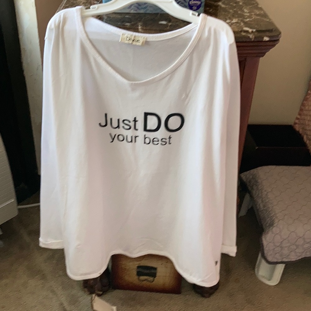 White shirt size large by Dixie